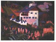 House in the meadows, Ernst Ludwig Kirchner